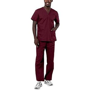Adar Uniforms Womens 701BRG4X Medical Scrubs, Rood (Burgundy), 4X-Large-US