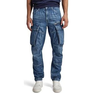 G-STAR RAW Heren Rovic Zip 3D Regular Tapered Denim Jeans, Vervaagde Cliffside Blauw D23077-d536-g326, 32W / 32L