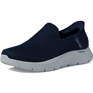 Skechers Gowalk Flex Slip-Ins - atletische instapschoenen, casual wandelschoen, luchtgekoeld traagschuim sneakers, marineblauw, 42,5 EU X-breed, Donkerblauw, 42.5 EU X-Breed