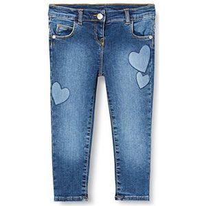 Chicco Lange jeans denim stretch meisjes, blauw (jeans blauw 085), 80 cm