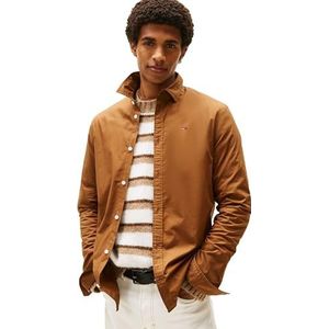 TOMMY JEANS Heren TJM Original Stretch Shirt DM0DM04405, Bruin, XS, Bruin (ecannoot), XS