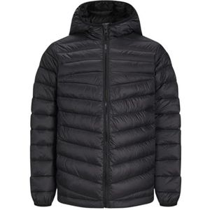 JACK&JONES JCONEW Pocket Puffer JNR gewatteerde jas voor jongens, zwart/detail: solid, 128, Zwart/details: solid., 128 cm