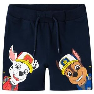 NAME IT Jongens Nmmat Pawpatrol Long SWE Shorts Unb Cplg Sweatshorts, blauw, 98 cm