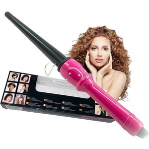 TEMPO DI SALDI Kegelvormige krultang, max. 210 °C, voor professioneel krullend haar