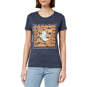 cotton division WOCASPMTS002 T-shirt, antraciet, XL, dames, Antraciet, XL