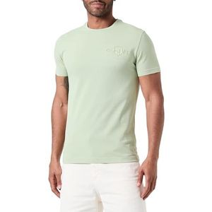 GANT Slim Tonal Shield Pique SS T-shirt, Milky Matcha, 4XL