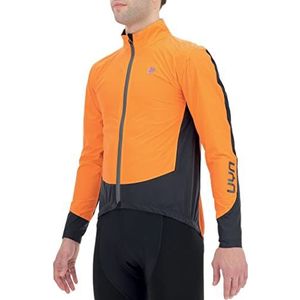 UYN Heren Packable functionele jas, oranje/zwart, XL