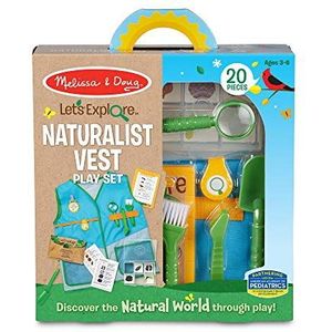 Melissa & Doug 40805 Let's Explore Naturalist Vest Set | Doe alsof Play | 3+ | Cadeau voor Jongen of Meisje