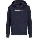 Jack and Jones Junior - Hoodie - Zwart - Katoen/Polyester