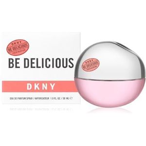 DKNY Be Delicious Fresh Blossoom, Eau de Parfum voor dames, fruitige bloemige geur met grapefruit, langdurig effect, Donna Karan New York, 30 ml