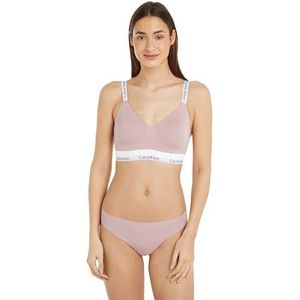 Calvin Klein Bralette voor dames, Roze (ingetogen), L