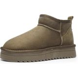 ARA - Snowboots - Donkerbruin - Leer - Warm Gevoerd