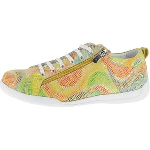 Andrea Conti Lage sneakers voor dames, Geel Komb, 36 EU
