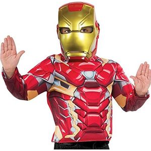 Rubie's 39216NS Marvel Avengers Iron Man Deluxe Masker, jongens, eenheidsmaat
