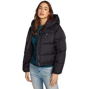 Tommy Jeans Dames TJW ASPEN PUFFER EXT DW0DW18841 Puffer Jacket, zwart (zwart), 4XL, Zwart (zwart), 4XL grote maten