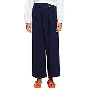 ESPRIT Dames 023EE1B327 broek, 400/NAVY, 32/26, 400/marineblauw, 32W x 26L
