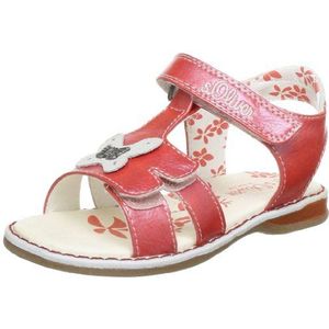 s.Oliver Casual sandalen voor meisjes, Oranje Koraal Oranje 563