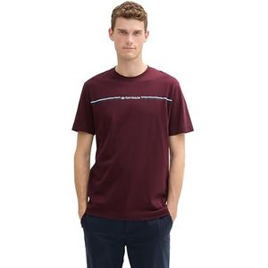 TOM TAILOR T-shirt voor heren, 10341 - Gipsy Purple, M