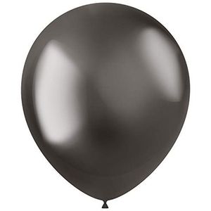 Folat - Ballonnen Intense Grey 33cm - 50 stuks