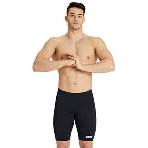 Arena Heren Solid Team Core Poly Swim Jammer Racing Badpak Slips, Zwart/Wit, 38