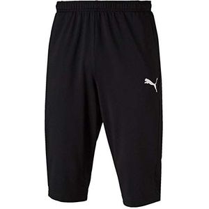 PUMA Herren LIGA Training 3/4 Pants Hose, Black White, XXL