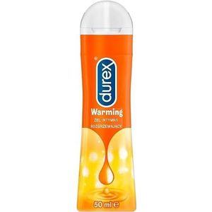 Durex Play Warmend glijmiddel op waterbasis, zacht glijmiddel met verwarmend effect, 1 x 50 ml in de praktische doseerfles, 50 ml (1 stuks)