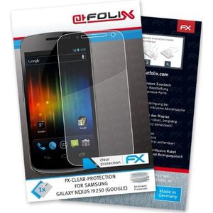 atFoliX FX-Clear displaybeschermfolie voor Samsung Galaxy Nexus I9250 Google
