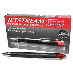 uni-ball Jetstream RT SXN-210 Rollerball Pen - Rood, Doos van 12