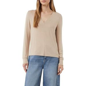 comma - T-Shirt - Lange Mouwen - V-hals