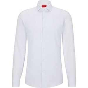 HUGO Heren Kason Shirt, Open White199, 40, Open White199, 40
