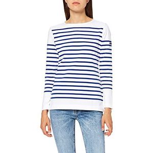 Armor Lux Damesshirt met lange mouwen, meerkleurig (Blanc/Etoile Dw5), XL