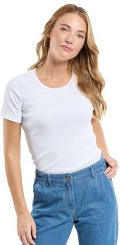 T-shirt - Effen - Katoen - Korte Mouwen - Ronde Hals