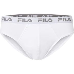 FILA Heren Slip FU5003 Man Brief 300 XXL, 300 White, XXL, FU5003