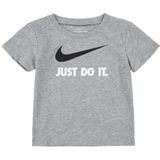 Nike - NKB Swoosh - T-shirt - Donkergrijs - Korte Mouwen