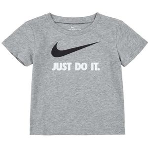 Nike - NKB Swoosh - T-shirt - Donkergrijs - Korte Mouwen