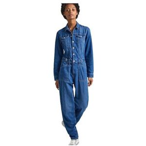 Pepe Jeans - Utilitaire Hunter - Jumpsuit - Blauw - Dames