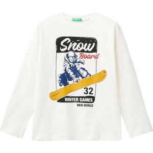 United Colors of Benetton t-shirt m/l, Wit, 160