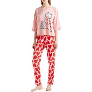 United Colors of Benetton 3MR73F03H Pyjamabroek, meerkleurig, S Dames, Veelkleurig., S
