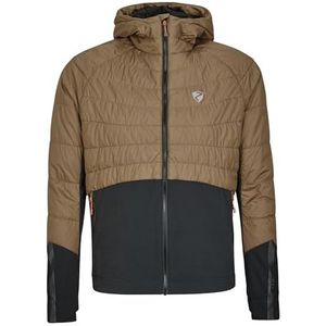 Ziener Heren NAKOS Hybride/Active Jacket | ademend, winddicht, wol, walnut, 54