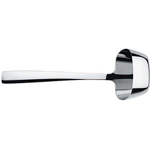 Alessi opscheplepel in reliëfdesign, roestvrij staal, zilver, 7 x 31 x 37,5 cm