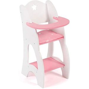 Bayer Chic 2000 - Luxe Houten Poppenstoel - Pink Stars