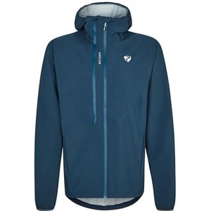 ZIENER Outdoorjas 'NARON'  enziaan / royal blue/koningsblauw / wit