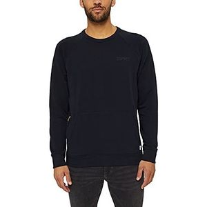 ESPRIT Sweatshirt voor heren, 001/Black, S
