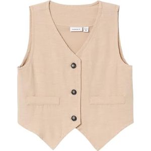 NAME IT Jongens NMMFAHER Waistcoat kostuumvest, Humus, 86, Humus, 86