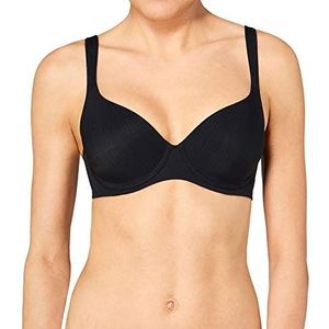 Triumph Dames Modern Soft+Cotton Wp beha met volledige cups, zwart, 75F