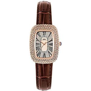 Basfur Dress Watch Fe-Montre-026-01, Bruin, Modern