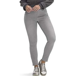 HUE Dames Ultra-zachte Denim High Rise Leggings | Damesmode Jean Leggings, Zilvergrijs, XS