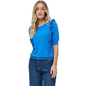 Minus Vesia Knit T-Shirt | Blauwe T-shirts voor Dames UK | Lente T-shirt | Maat XXL