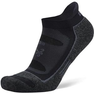 Balega Blister Resist Performance No Show Athletic hardloopsokken voor mannen en vrouwen (1 paar), Zwart, XL