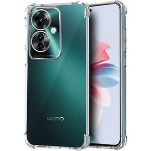 Cool Beschermhoes voor Oppo Reno 11F 5G, schokbestendig, transparant